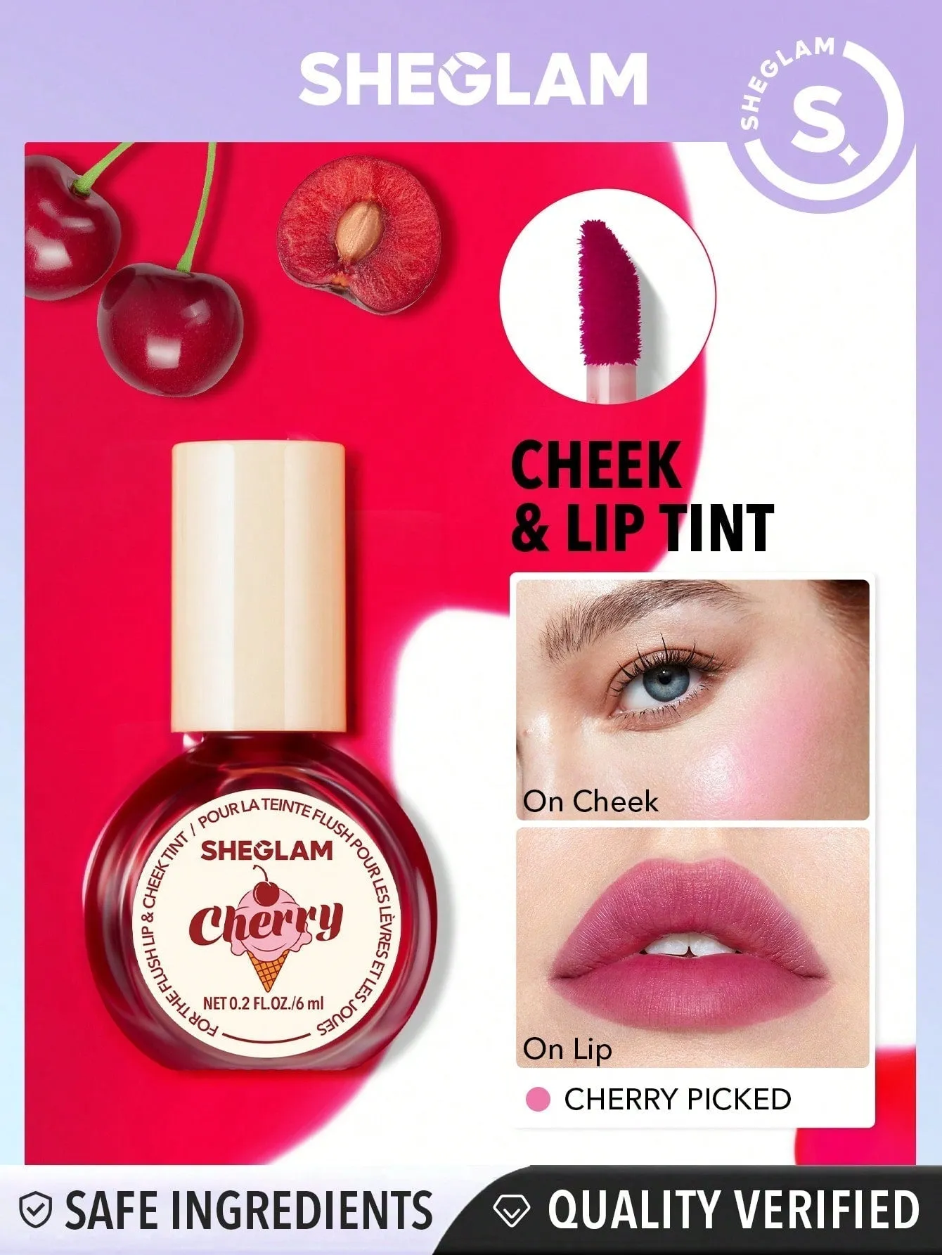 SHEGLAM For The Flush Lip & Cheek Tint OT