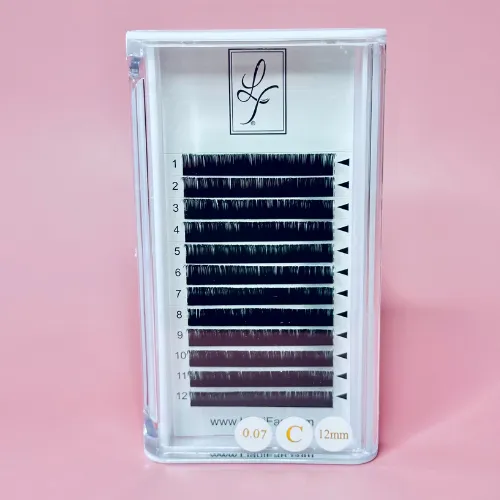 Single Tray C Curl .07 Eyelash Extensions