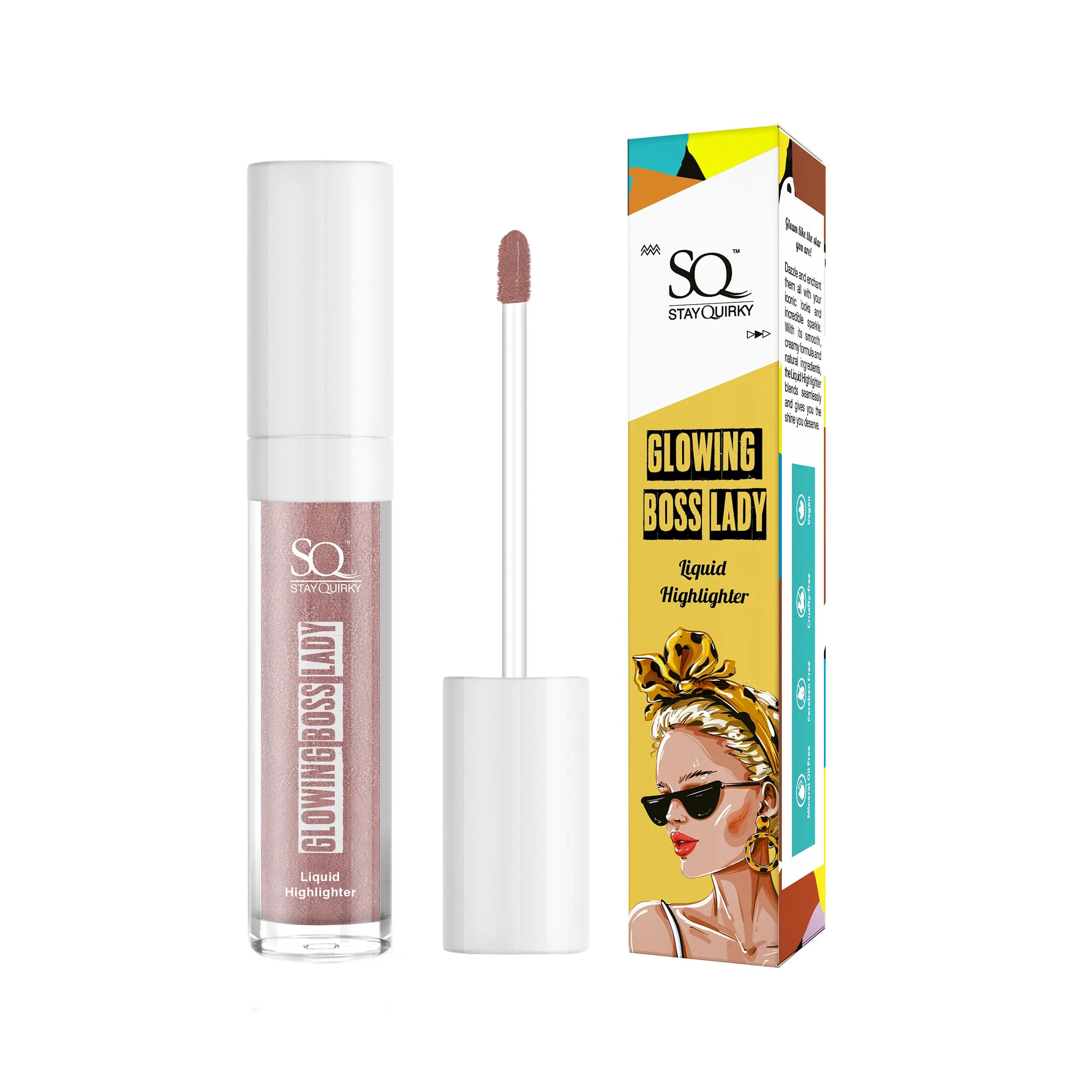 SQ Glowing Boss lady Liquid Highlighter - Dazzling Star 17 (9 ml)