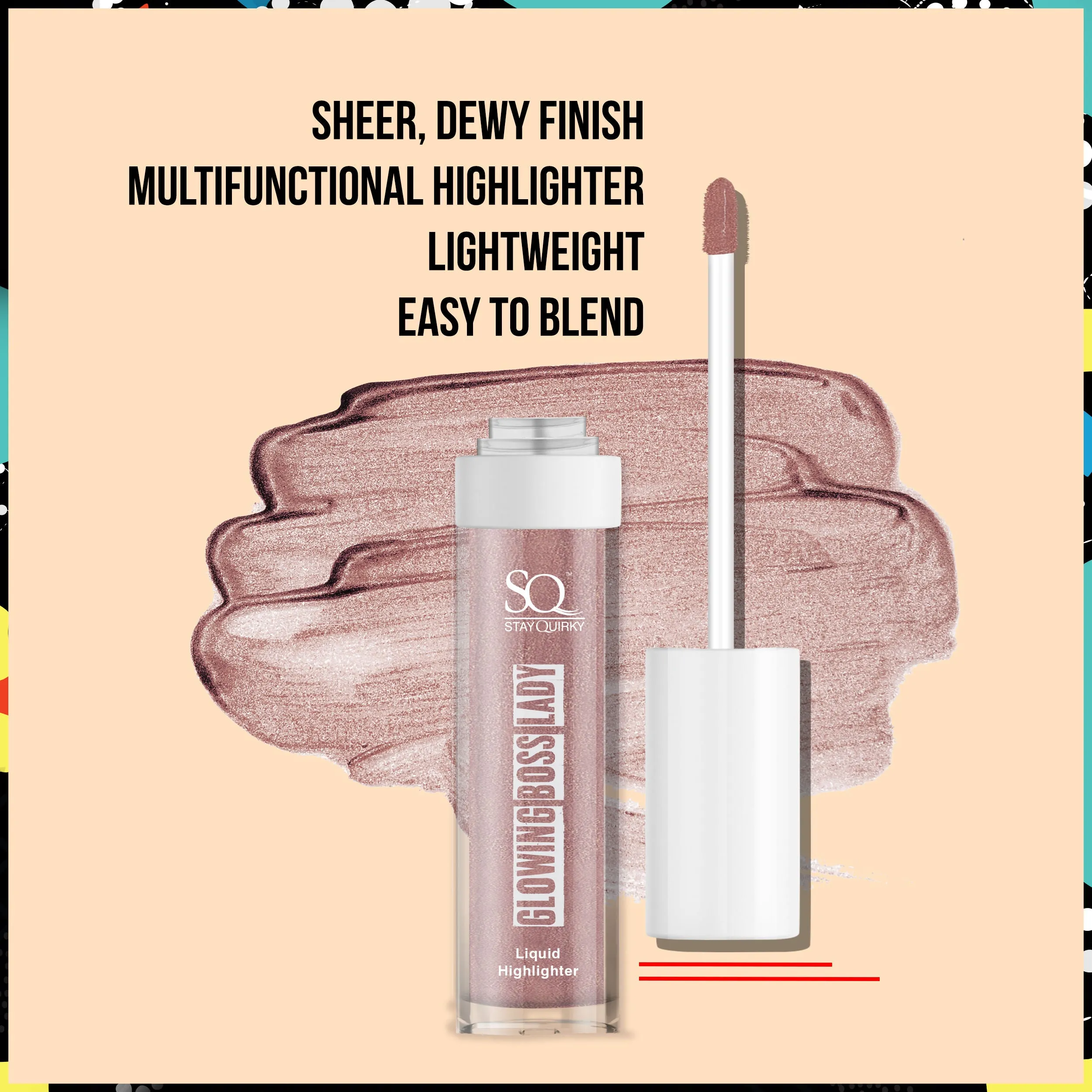 SQ Glowing Boss lady Liquid Highlighter - Dazzling Star 17 (9 ml)