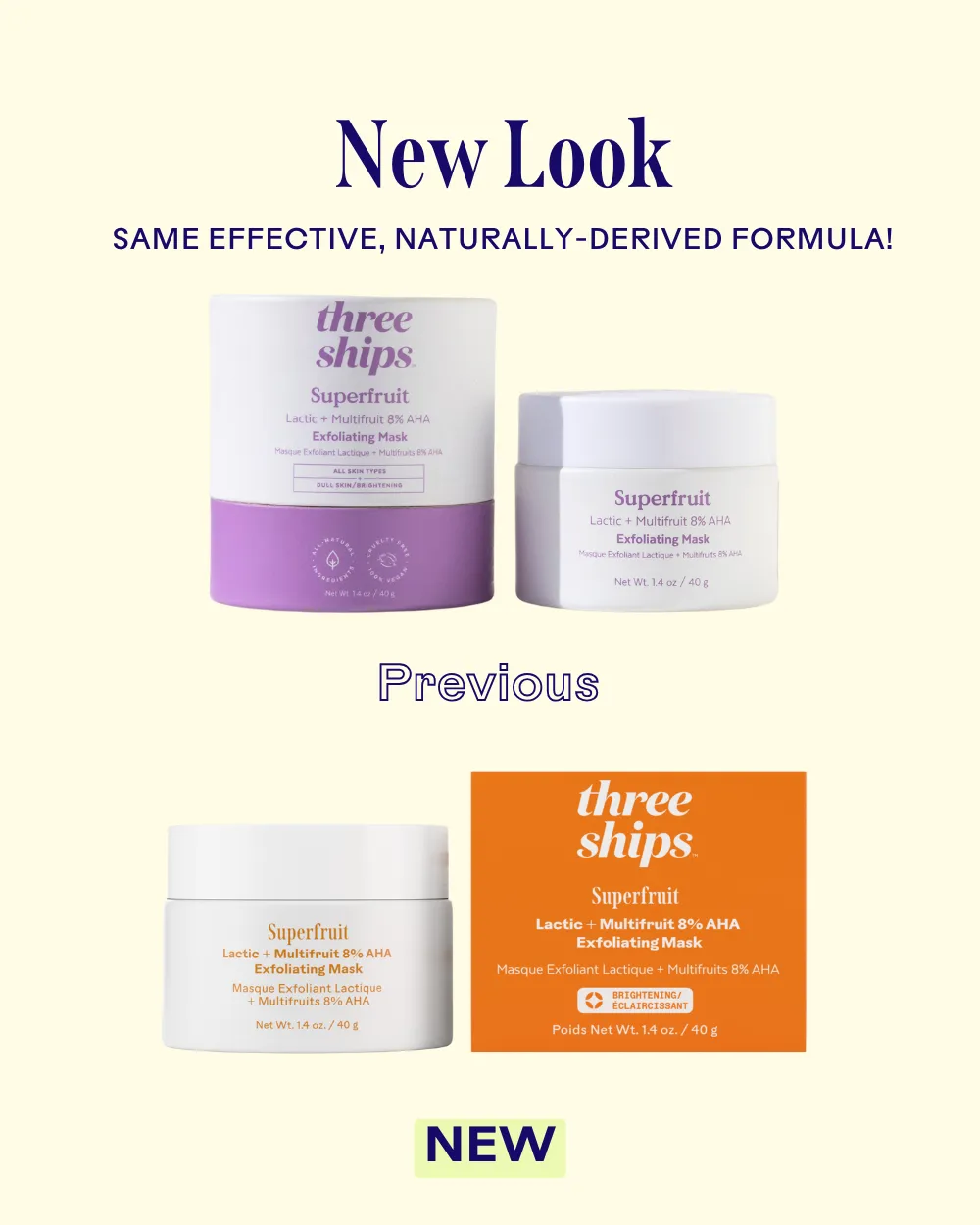 Superfruit Lactic   Multifruit 8% AHA Exfoliating Mask