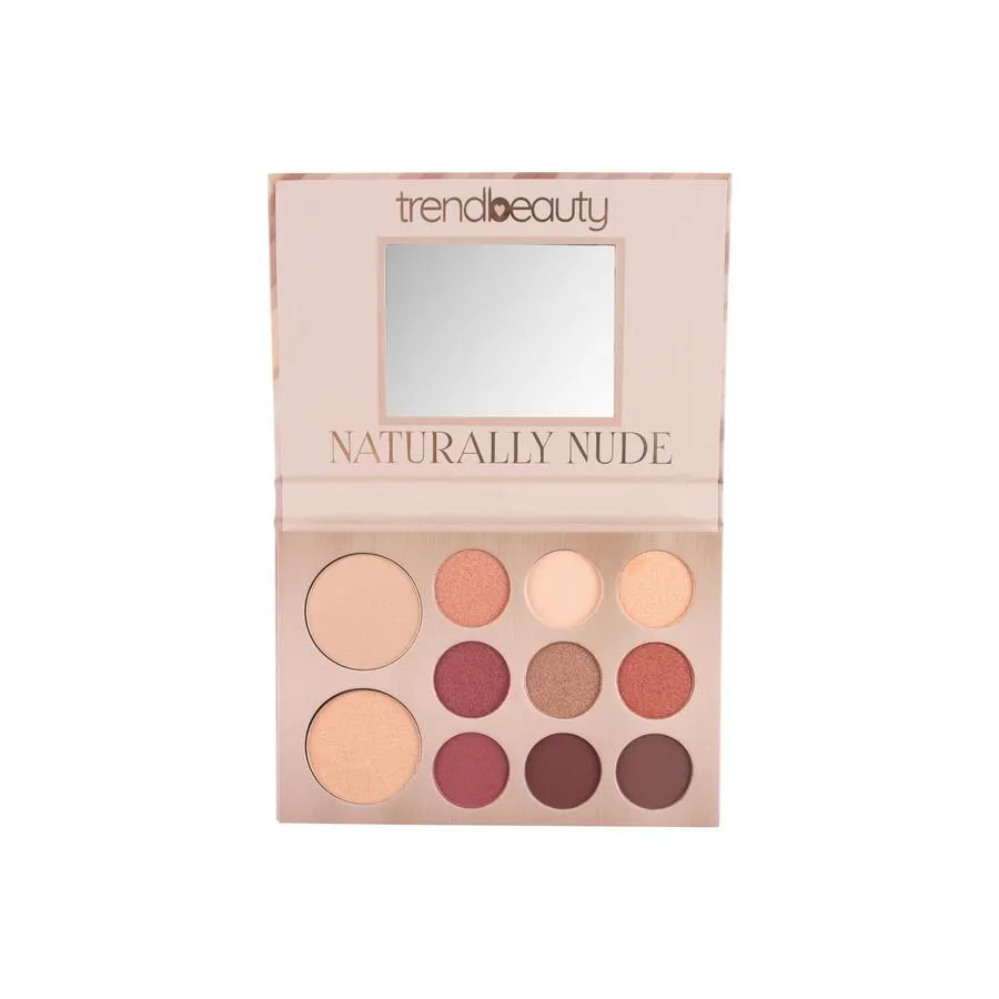 TRENDBEAUTY Naturally Nude Eyeshadow and Highlighter Palette