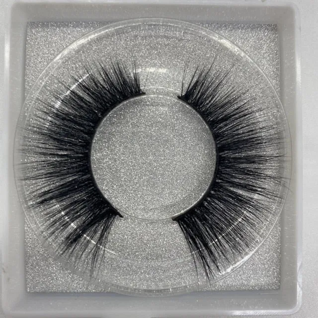 VenusFox Natural silk eyelashes fake lashes long makeup 25mm eyelash for beauty