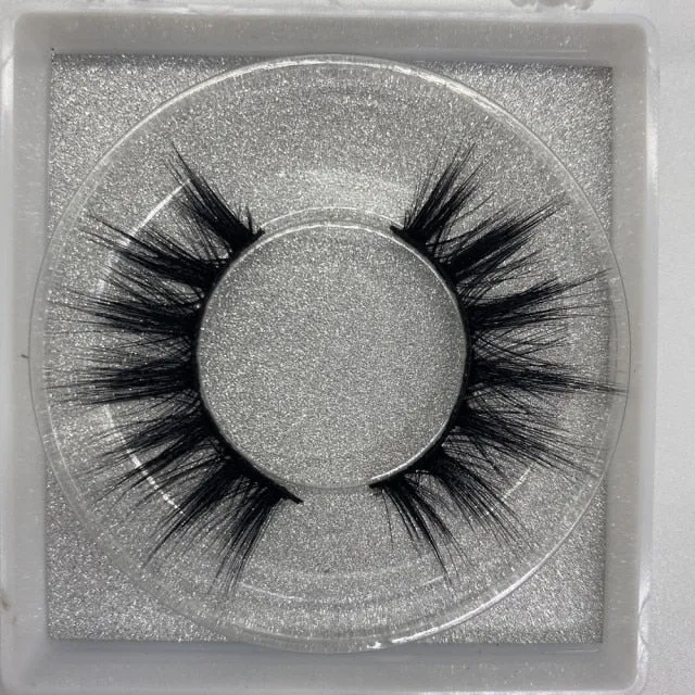 VenusFox Natural silk eyelashes fake lashes long makeup 25mm eyelash for beauty