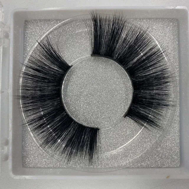 VenusFox Natural silk eyelashes fake lashes long makeup 25mm eyelash for beauty
