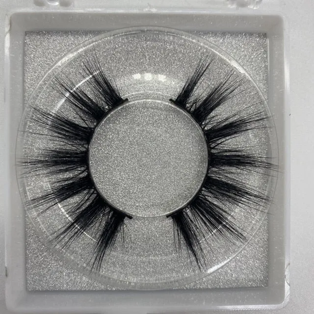 VenusFox Natural silk eyelashes fake lashes long makeup 25mm eyelash for beauty