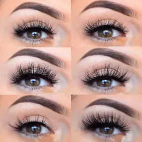 VenusFox Natural silk eyelashes fake lashes long makeup 25mm eyelash for beauty
