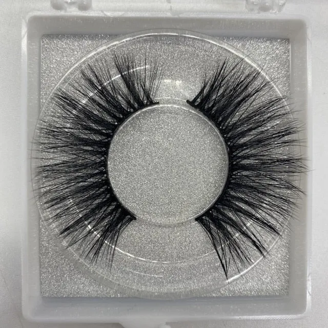 VenusFox Natural silk eyelashes fake lashes long makeup 25mm eyelash for beauty