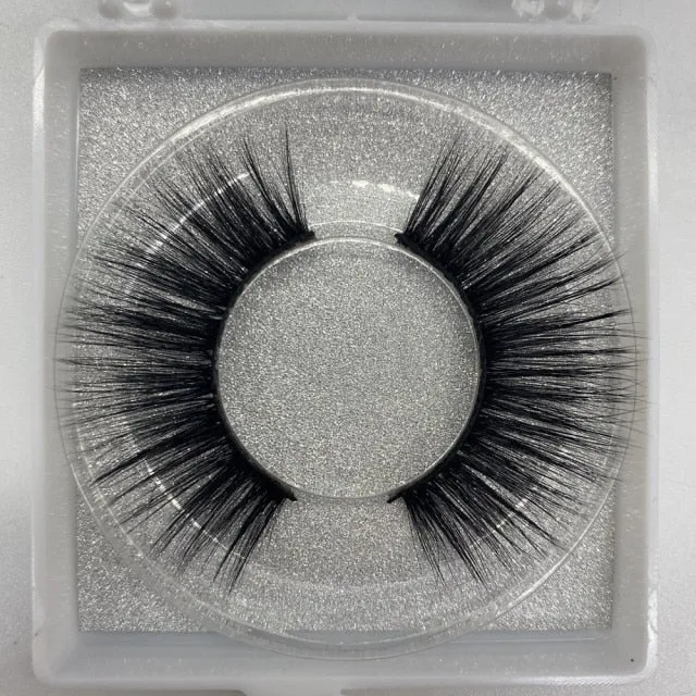 VenusFox Natural silk eyelashes fake lashes long makeup 25mm eyelash for beauty