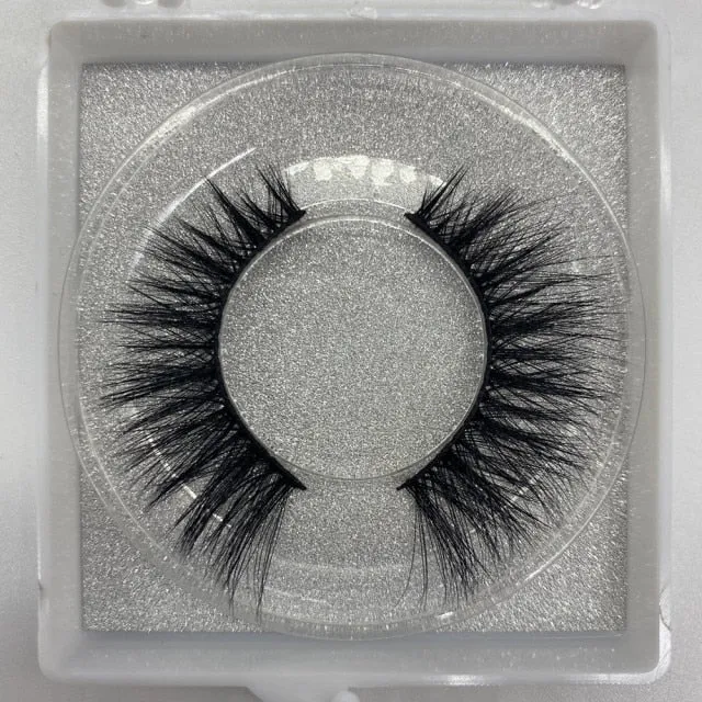 VenusFox Natural silk eyelashes fake lashes long makeup 25mm eyelash for beauty