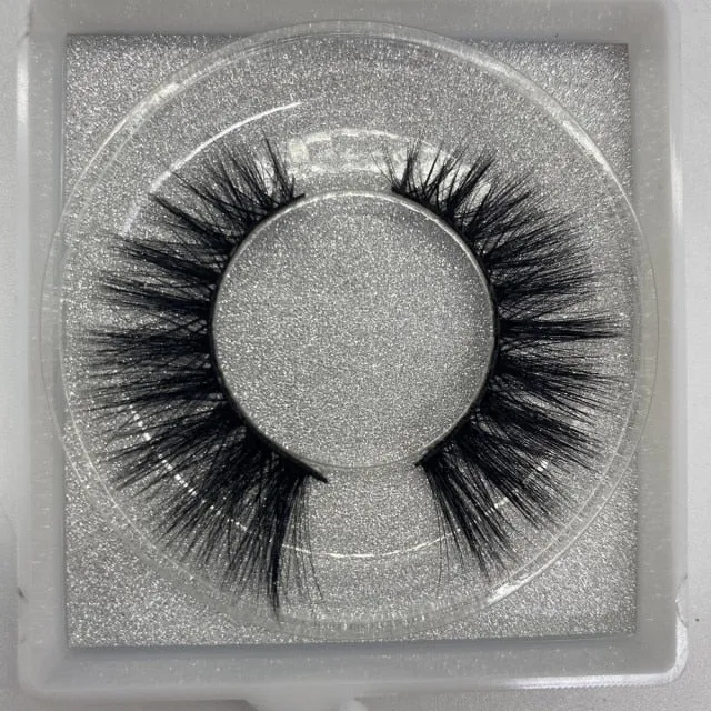 VenusFox Natural silk eyelashes fake lashes long makeup 25mm eyelash for beauty