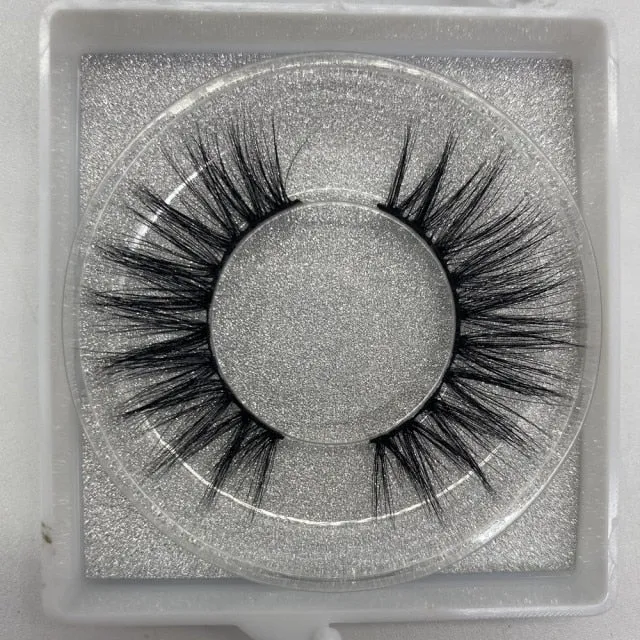 VenusFox Natural silk eyelashes fake lashes long makeup 25mm eyelash for beauty