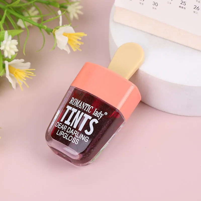 Wholesale 24pcs Ice Cream Fruity Light Moist Easy To Color Lip Oil