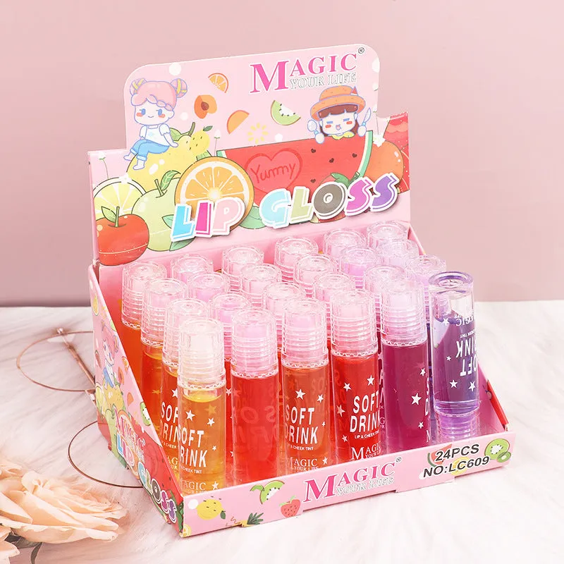 Wholesale 24pcs Moisturizing Hydrating Color Changing Lip Glaze