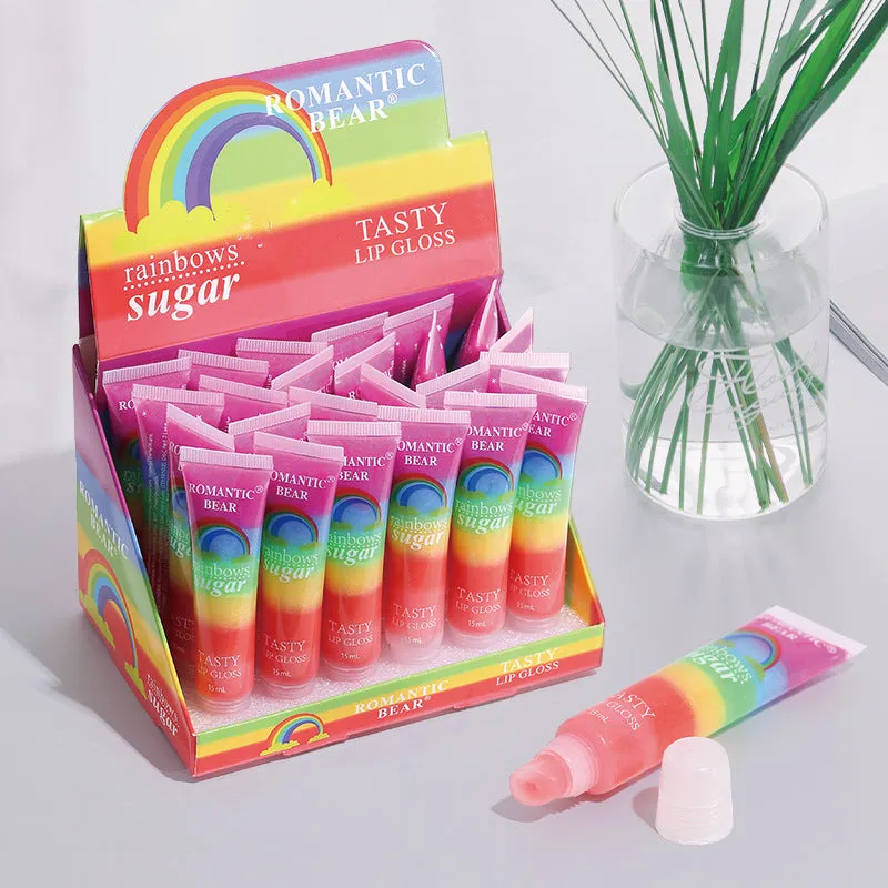 Wholesale 24PCS/PACK Plastic Colorful Lip Oil Lip Gloss